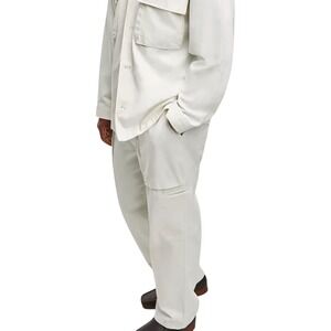 Mode of One Utility Pants Natural Cotton Cargo‎ Relaxed Fit Size 32